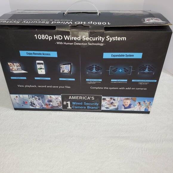 Home Security Camera System 6 Cameras Wired NEW NEVER USED IN BOX - Picture 8 of 13